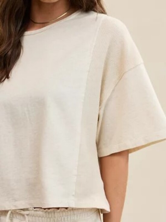 aerie Tops - aerie - Unwind Waffle T-shirt - S